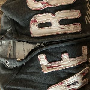 Girls hooded zipper up jacket